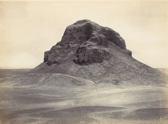 Pyramid vid Dahshûr, ca. 1857.
