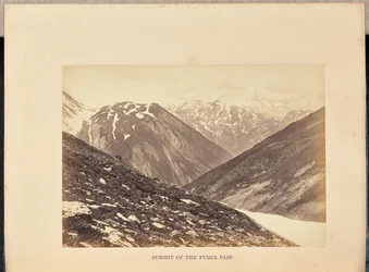 Toppen av Furca-passet