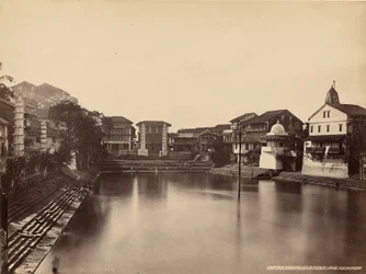 Tempel och vattenreservoar, Walkeshwur