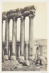 De stora pelarna och det mindre templet, Baalbec