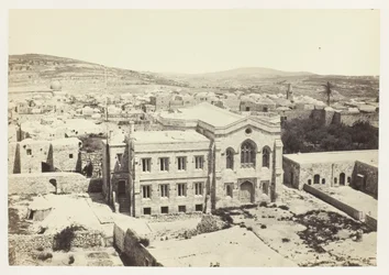 Den nya engelska kyrkan från Hippicus torn, Jerusalem