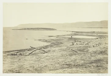 Döda havets norra kust, 1857.