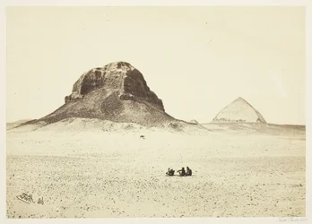 Pyramiderna i Dahshoor, 1857.