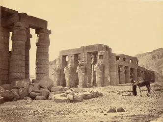 Ramesseum i El-Kurney, Thebe, andra vyn