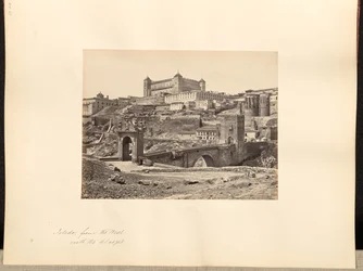 Toledo från väster, med Alcazar