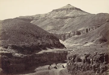Valley of the Tombs of the Kings, Thebe, 1857.
