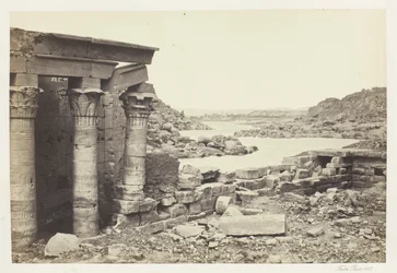 Vy från Philae, mot norr