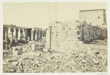 Utsikt över ön Philæ, 1857.