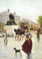 Paris Street Scene, 1890
