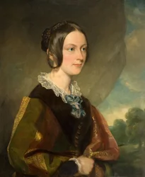 Porträtt av Katherine Boulton, 1850.