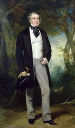 Porträtt av William Beckett (olja på duk)