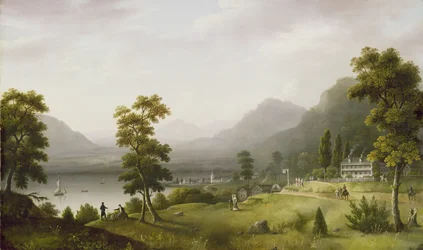 Carters Tavern vid huvudet av Lake George, 1817-18