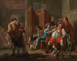 Falstaff värvar rekryter ur Shakespeares ”Henrik IV”, del II, akt III