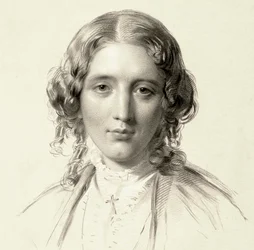 Porträtt av Harriet Beecher Stowe