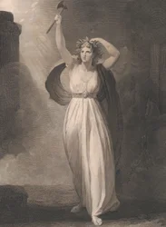 Cassandra Raving Shakespeare, Troilus och Cressida, akt 2,..., publicerad första gången 1795, återutgiven 1852.