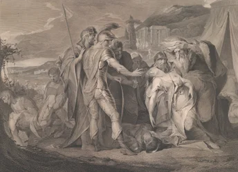 Kung Lear gråter över Cordelia Shakespeares kropp, Kung Lear, akt 5, scen..., 1 augusti 1792.