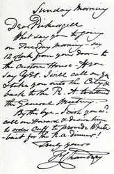 Ett brev från Francis Leggatt Chantrey, 1839 1904