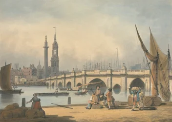 London Bridge och monumentet