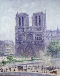 Notre Dame i morgonsolen