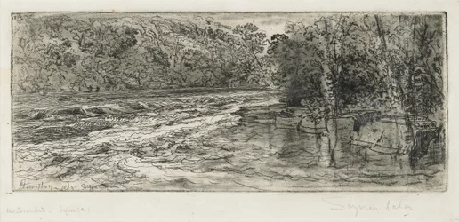 En trolig plats för lax, 1889