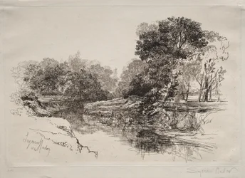 En flod i Irland, 1864.