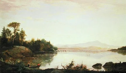Moat Mountain, New Hampshire (olja på duk)