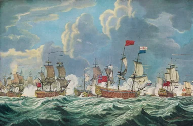 Slaget vid Quiberon Bay, c1765