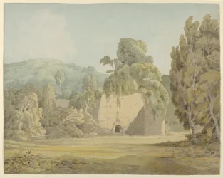 En murgröneklädd ruin