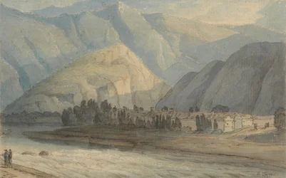 Grange vid spetsen av Keswick Lake