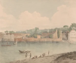 Vauxhalls trappor, från Millbank, 5 juli 1797