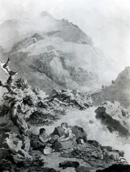 Illustration till Jean-Jacques Rousseaus 