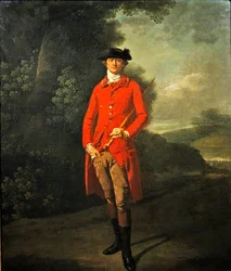 Porträtt av Lord Spencer Hamilton (olja på duk)