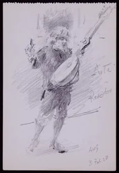 Porträtt av Arnold Dolmetsch