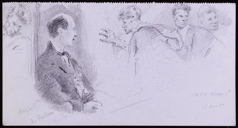 Porträtt av Arthur Rackham