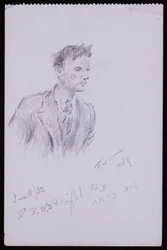 Porträtt av Dr.DWD Wright