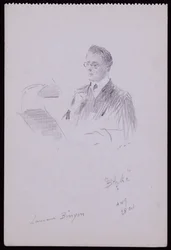 Porträtt av Laurence Binyon