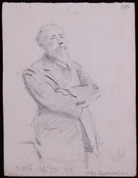 Porträtt av Philip (?) Webb