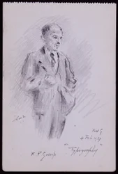 Porträtt av R Percy Gossop