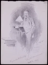Porträtt av Reginald Blomfield