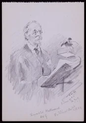 Porträtt av Reginald Hallward