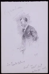Porträtt av Sir Charles Holmes