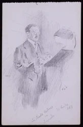 Porträtt av Sir Charles Holmes