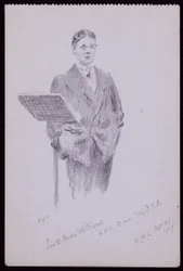 Porträtt av Sir Owen Williams