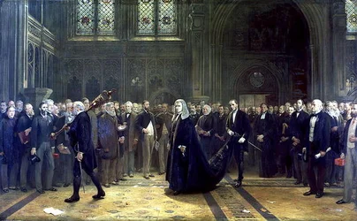 Talmannens procession 1881