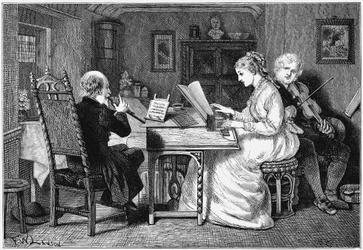 Att göra musik, London, 1874