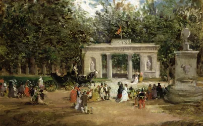 Porten till Madrids botaniska trädgård