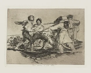 Med anledning? utan henne. (Rätt eller fel.), pl. 2 från serien The Disasters of War