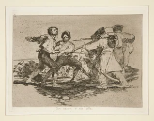 Med anledning? utan henne (med rätta eller orätt), pl. 2 från serien The Disasters of War