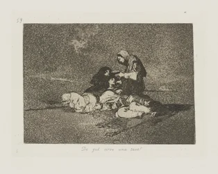 Av vad? serverar en kopp? (Vad är användningen av en kopp?), pl. 59 från serien The Disasters of War