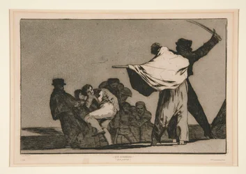 Disparate conocido (välkänd dårskap), onumrerad tallrik från serien Los proverbios